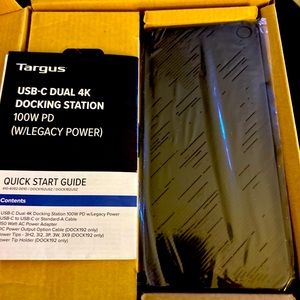 Dual 4k Docking Station still in box.